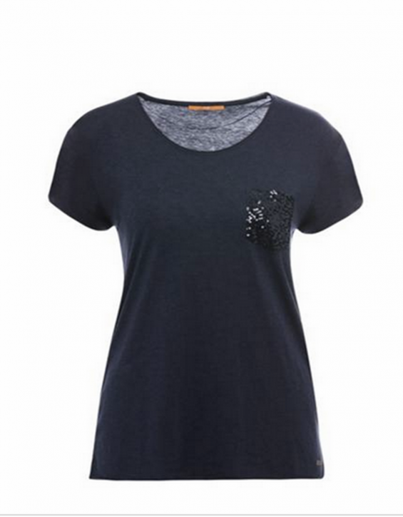 BOSS ORANGE T-SHIRT TAMIASA FARBE SCHWARZ 001