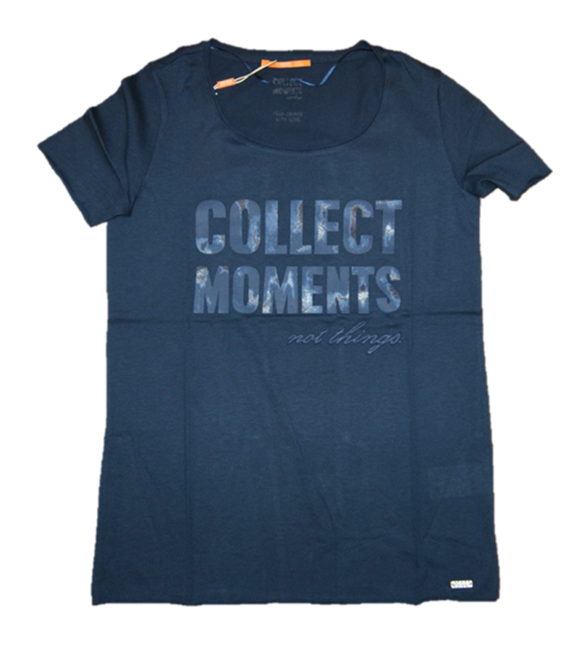 BOSS ORANGE WOMEN TEE TASENSATION FARBE DUNKELBLAU 407