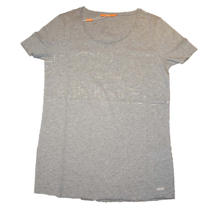 BOSS ORANGE T-SHIRT TASHIRT FARBE GRAU 034