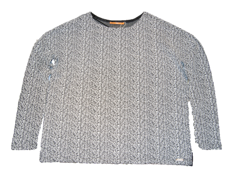 BOSS ORANGE PULLI TASPASIA FARBE SCHWARZ/WEISS 960