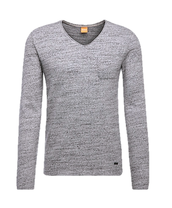 BOSS ORANGE SWEAT SHIRT TAUFAN FARBE GRAU 039