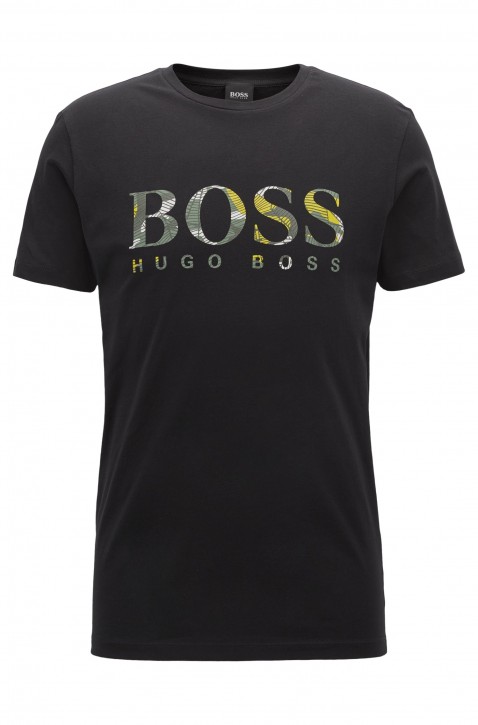 BOSS ORANGE Relaxed-Fit T-Shirt Tauno 7 aus Baumwolle mit Logo schwarz 001