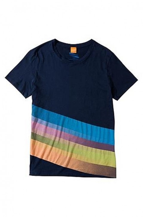 BOSS ORANGE T-SHIRT TAVEY 3 FARBE DUNKELBLAU