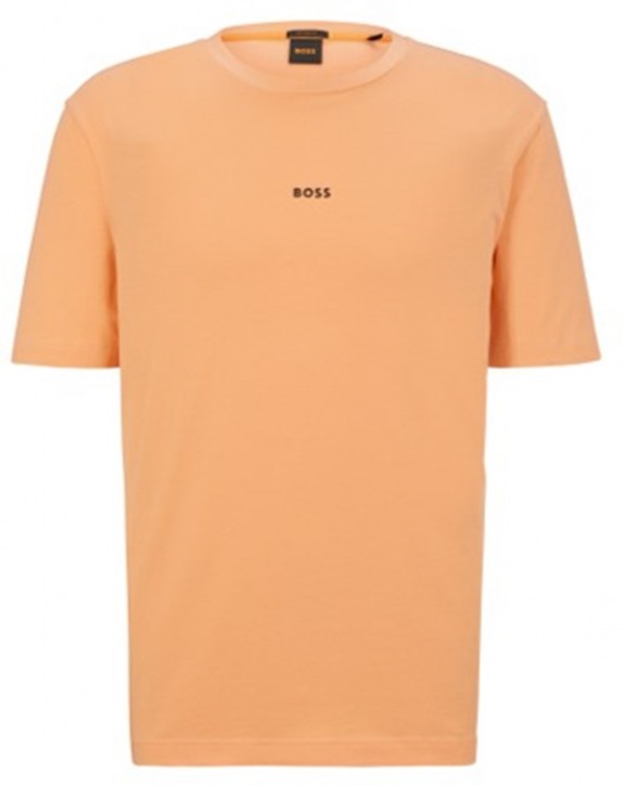 Boss Relaxed-Fit T-Shirt TChup aus Stretch-Baumwolle mit Logo-Print Farbe orange 833