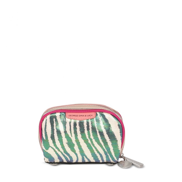 GEORGE GINA & LUCY KOSMETIKTASCHEN THAI NY FARBE METALLIC ZEBRA 940