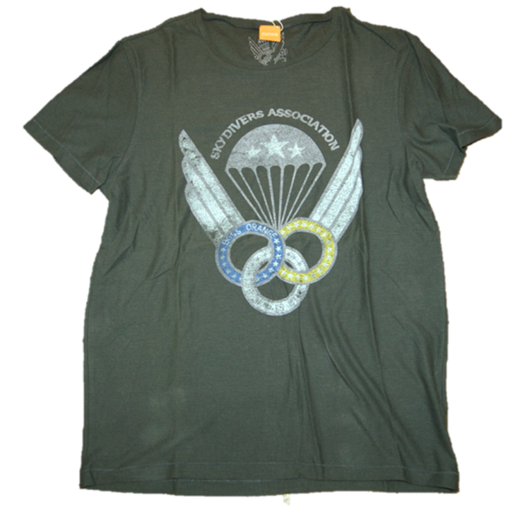 BOSS ORANGE T-SHIRT THOMPSON FARBE OLIV 027 GR S