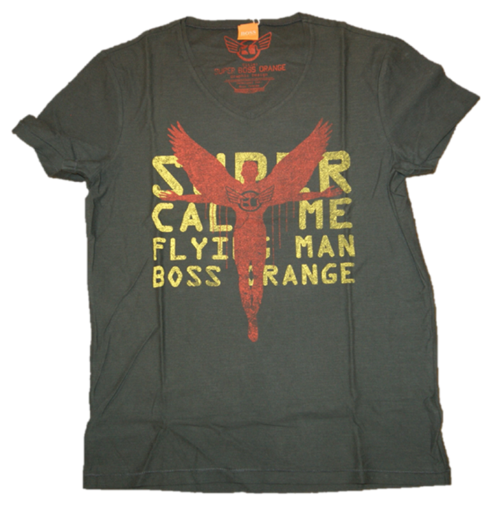 BOSS ORANGE T-SHIRT THORNTON FARBE OLIV 027 GR S