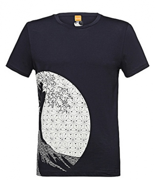 BOSS ORANGE TEE SHIRT TOMSIN 5 FARBE DUNKELBLAU 405