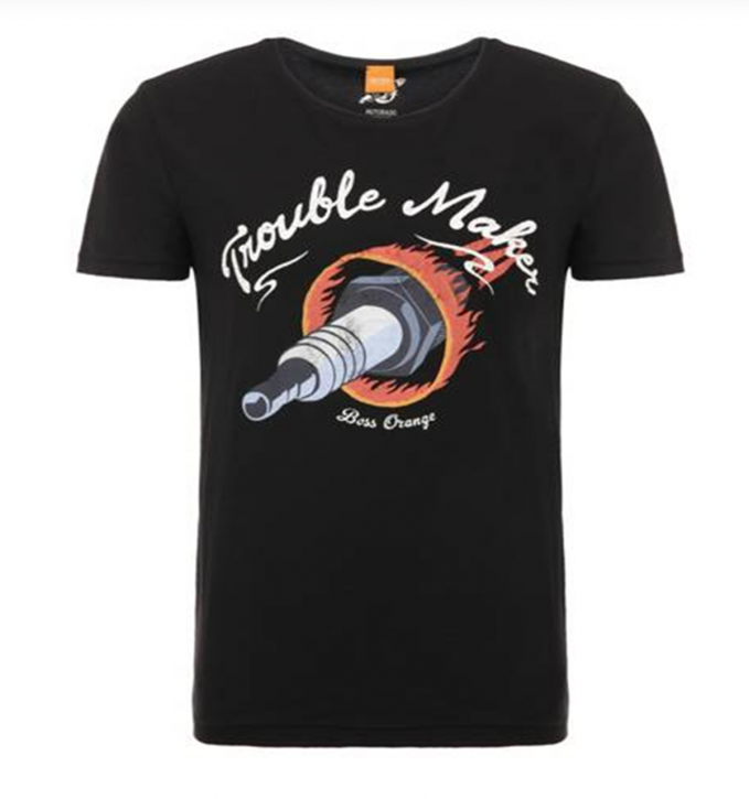 BOSS ORANGE T-SHIRT TOOLBOX 1 FARBE SCHWARZ 001