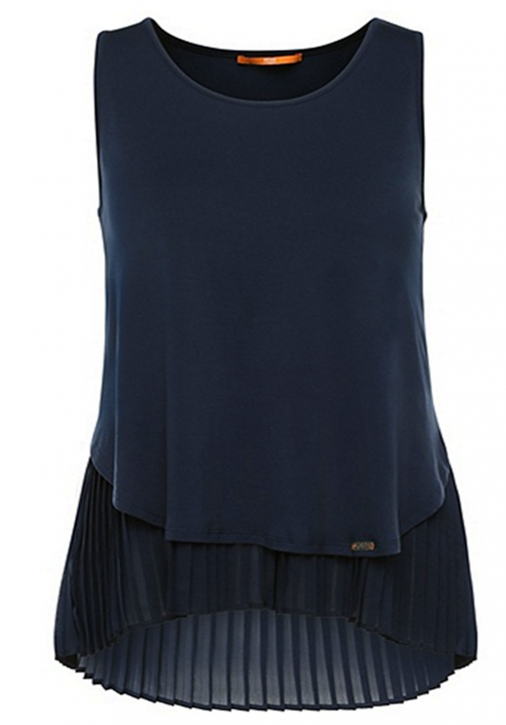 BOSS ORANGE LAGEN LOOK TOP -TOPI FARBE DUNKELBLAU 407