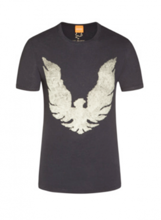 BOSS ORANGE T-SHIRT TOUCHBACK 2 FARBE DUNKELBLAU 406