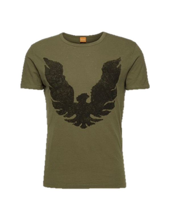 BOSS ORANGE T-SHIRT TOUCHBACK 2 FARBE OLIV 309