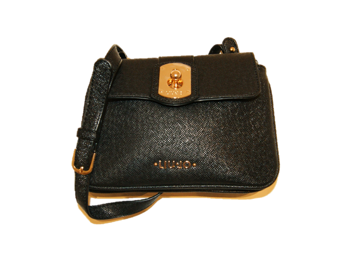 LIU JO HANDTASCHE TRACOLLA 2 TASCHE Z FARBE SCHWARZ 2222