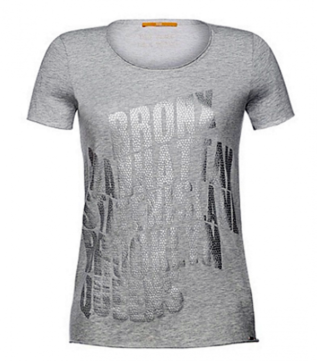 BOSS ORANGE T-SHIRT TASENSATION FARBE GRAU 032