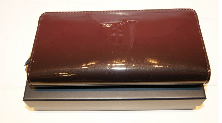 TRUSSARDI JEANS GELDBÖRSE ISCHIA ZIP ARAUND FARBE ROT 39