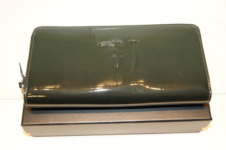 TRUSSARDI JEANS GELDBÖRSE ISCHIA ZIP ARAUND FARBE GRÜN 59