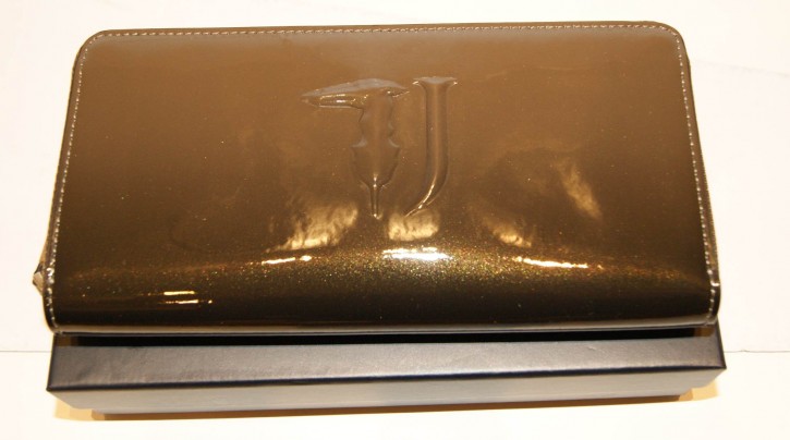 TRUSSARDI JEANS GELDBÖRSE ISCHIA ZIP ARAUND FARBE BROWN 64