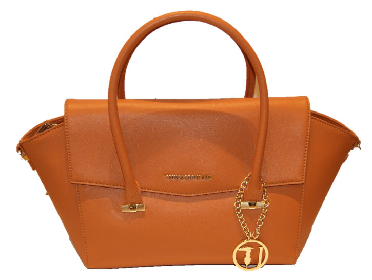 TRUSSARDI HANDTASCHE LEVANTO FLAP BAG FARBE BRAUN 161
