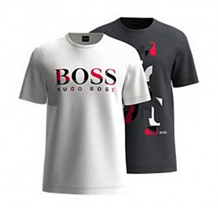 Hugo Boss Doppelpack Shirt T-Shirt 2 Pack 2 ein weißes & schwarzes