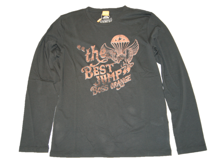 BOSS ORANGE TUNING TEE SHIRT FARBE SCHWARZ 001