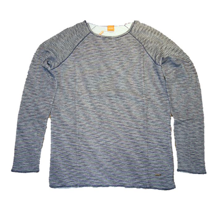 BOSS ORANGE PULOVER WAKEME FARBE DUNKELBLAU 406