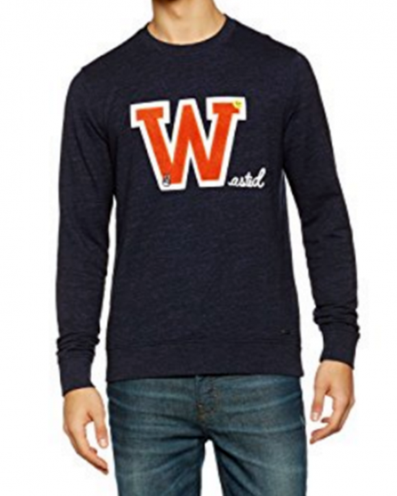 BOSS ORANGE SWEATSHIRT WARIETY FARBE BLAU 404
