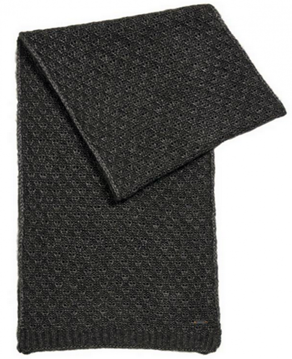 BOSS ORANGE Strickschal WARLETTA aus Material-Mix mit Alpakawolle und Wolle Farbe khaki 013