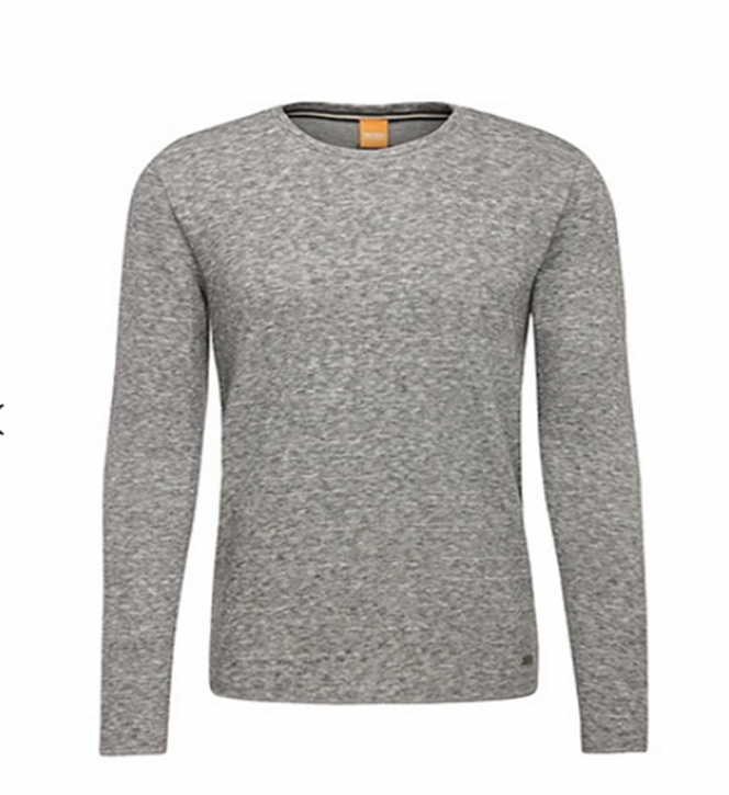 BOSS ORANGE PULLOVER WAYY FARBE GRAU 051