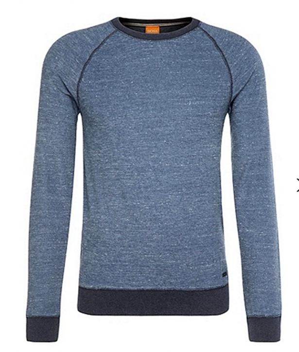 BOSS ORANGE SWEATSHIRT WILLIE FARBE DUNKELBLAU 404