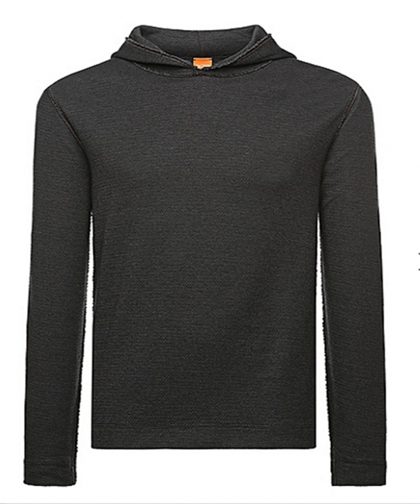BOSS ORANGE KAPUZEN SWEATSHIRT WYSP 1 FARBE SCHWARZ 001
