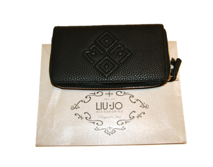 LIU JO GELDBÖRSE ZIP AROUND XXL DORA FARBE SCHWARZ 22222