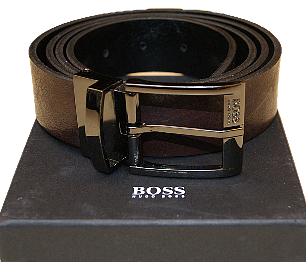 Hugo Boss Gürtel zum selberkürzen OMBIO Farbe schwarz 001-50228928-002
