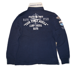 AERONAUTICA MILITARE POLO - PO 542 FARBE DUNKELBLAU 0804 L