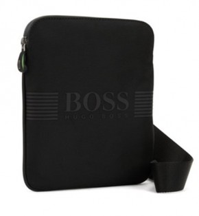 BOSS Umhängetasche Pixel_S zip env aus Funktionsgewebe mit gummierten BOSS Logo 001