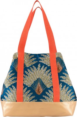 PALMS Damen Shopper Tasche ATOLL BLUE mit einer zusätzlicher Clutch