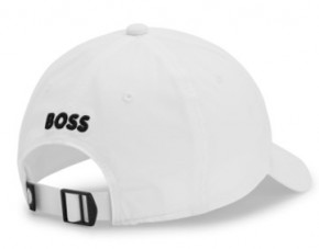 Boss Cap Cap-GOLF aus Stretch-Popeline mit erhabenen Logo-Stickereie weiß 100